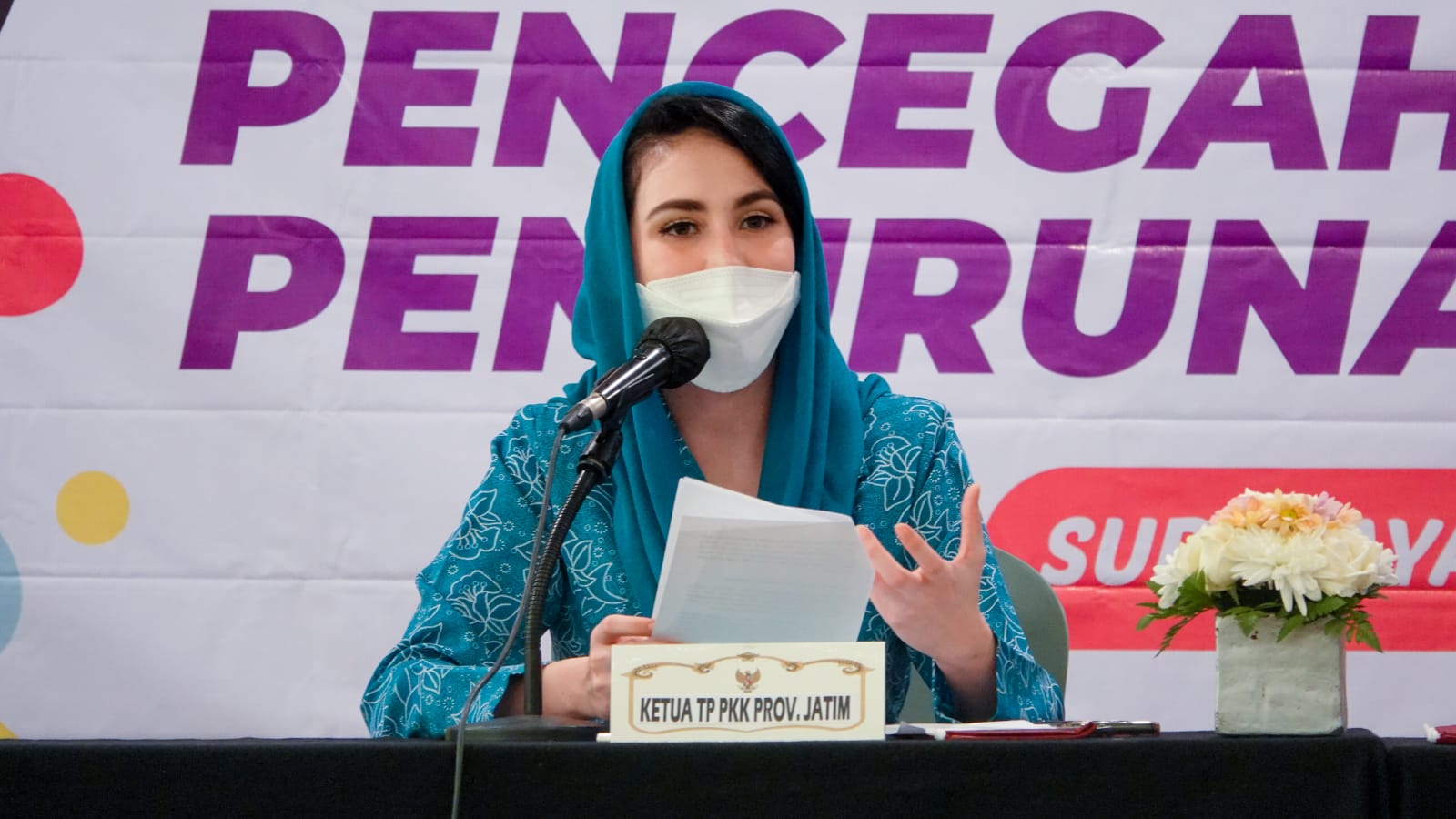 Upaya Turunkan Stunting, Ketua TP PKK Jatim Arumi Ajak Kader Waspadai Gizi Buruk
