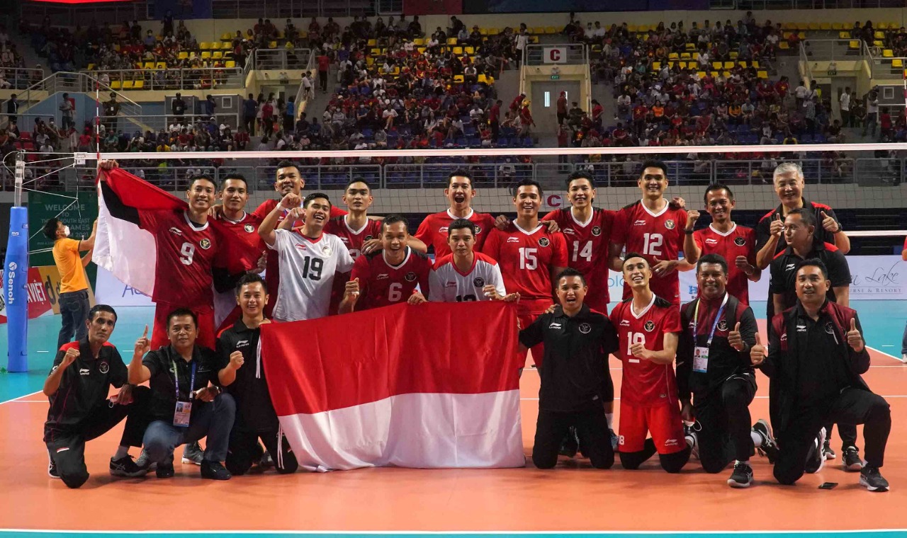 Sukses Juara SEA Games, Tim Putra Bola Voli Indonesia Ingin Berlaga Level Asia