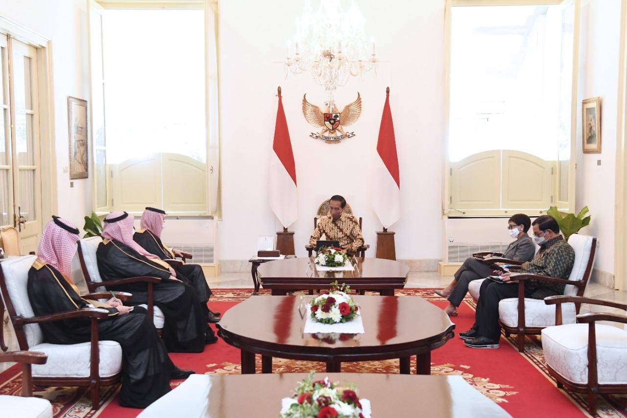 Presiden Terima Kunjungan Menlu Arab Saudi, Bahas Soal Haji hingga Ekonomi￼