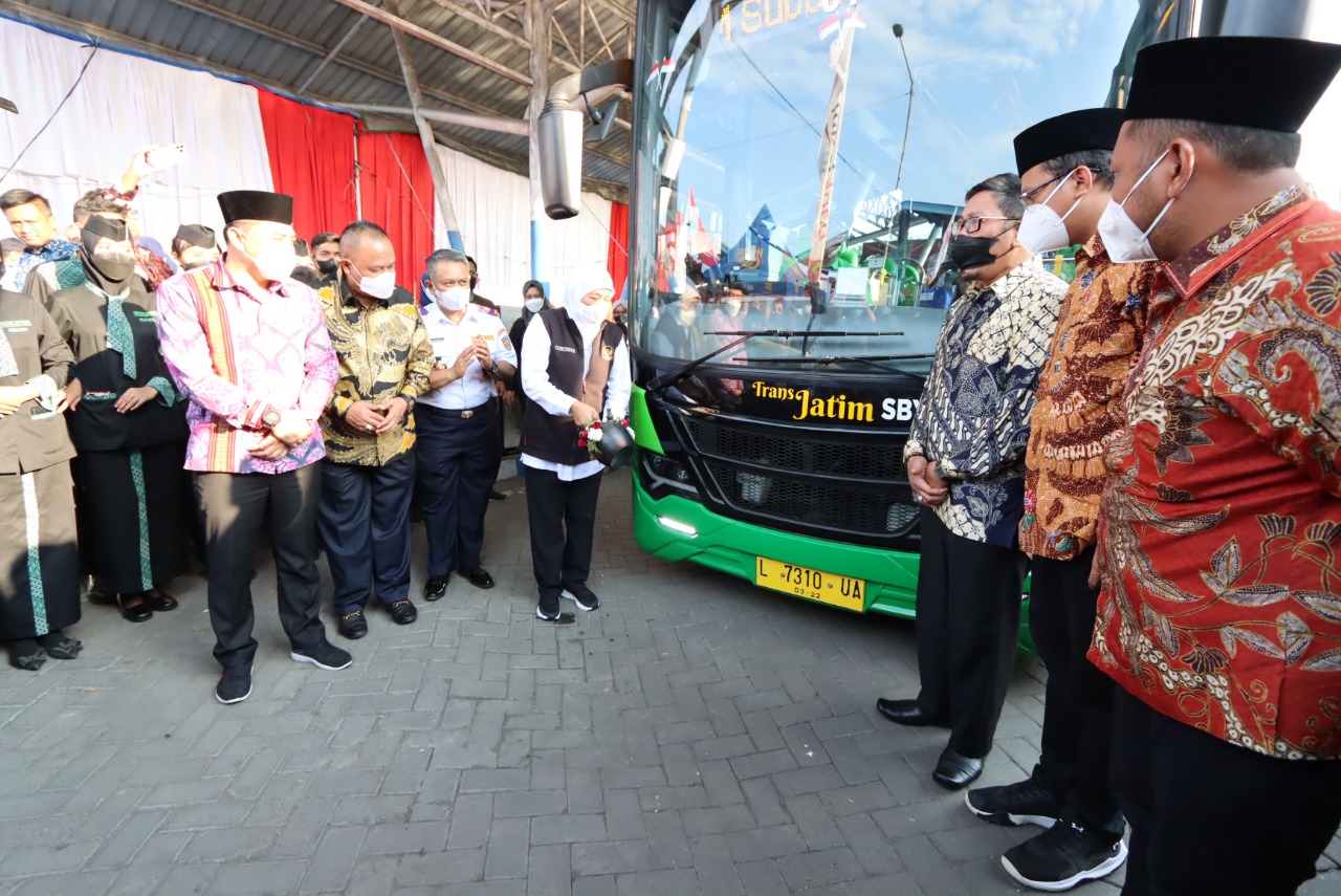 Bus Trans Jatim Koridor I Diluncurkan, Sambungkan Transportasi Surabaya Raya