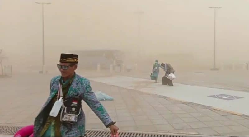 Badai Pasir Landa Madinah, Jemaah Haji Indonesia Dipastikan Aman