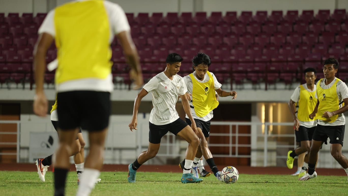 Tim U-20 Indonesia Jalani Latihan Taktikal di Surabaya