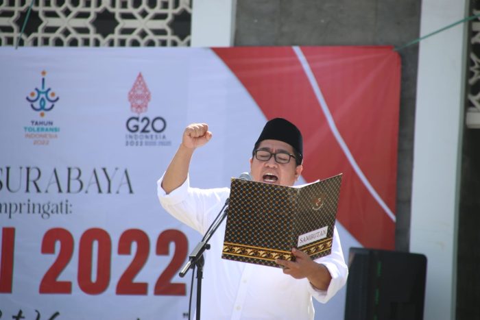 Shawalatan dan Tumpengan Ramaikan Peringatan HSN di UINSA Surabaya