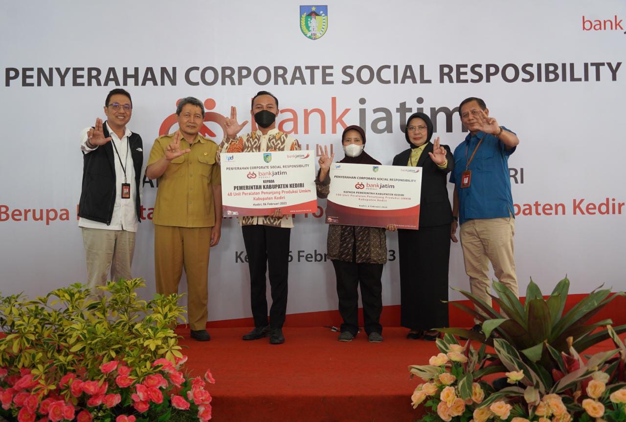 CSR Bank Jatim Terus Bergulir, Kali Ini Bantu UMKM Kab. Kediri