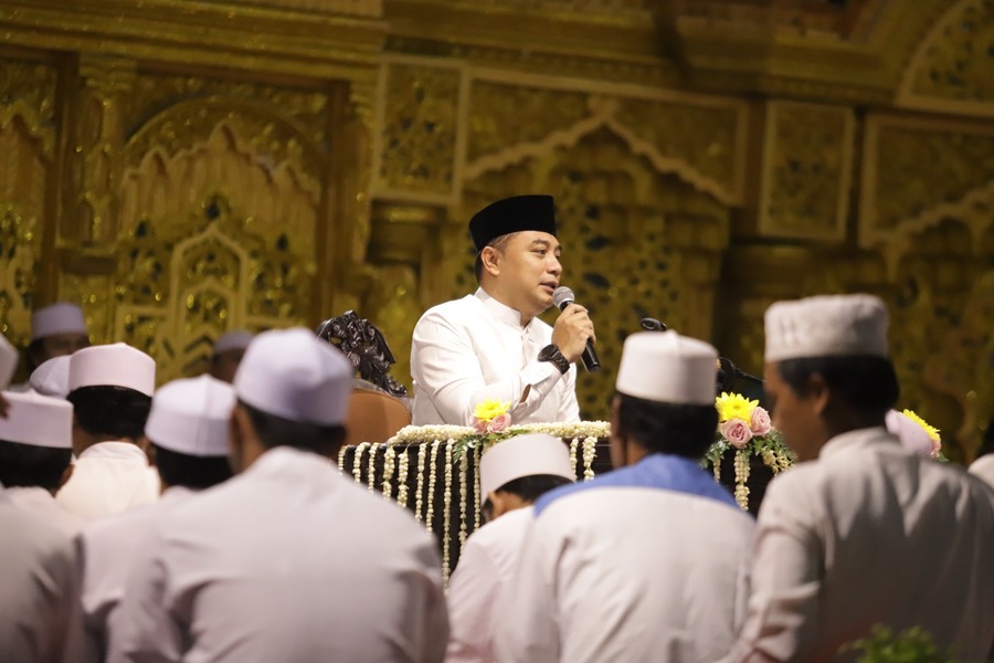 Dua Tahun Pimpin Surabaya, Eri: Kalimat Terindah Hanya Doa dan Zikir