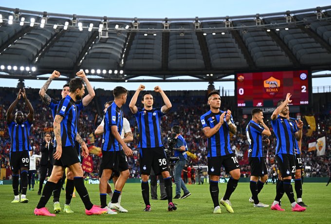 Tumbangkan Roma 2-0, Inter Makin Kokoh di Zona Liga Champions