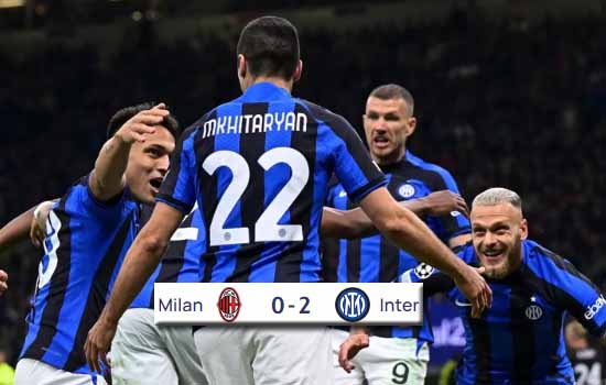 Bekuk Milan 2-0, Inter Jejakkan Satu Kaki di Final Liga Champions 2022/23