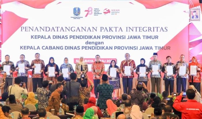 1.600 Kepala Sekolah Teken Pakta Integritas, Sumbangan Sekolah Harus Sukarela