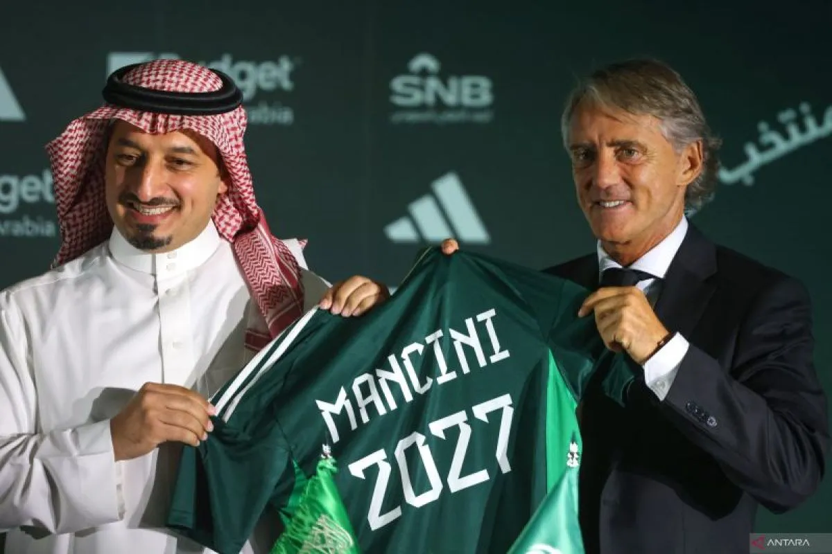 Juara Piala Asia Jadi Target Pertama Mancini Sebagai Pelatih Baru Timnas Arab Saudi