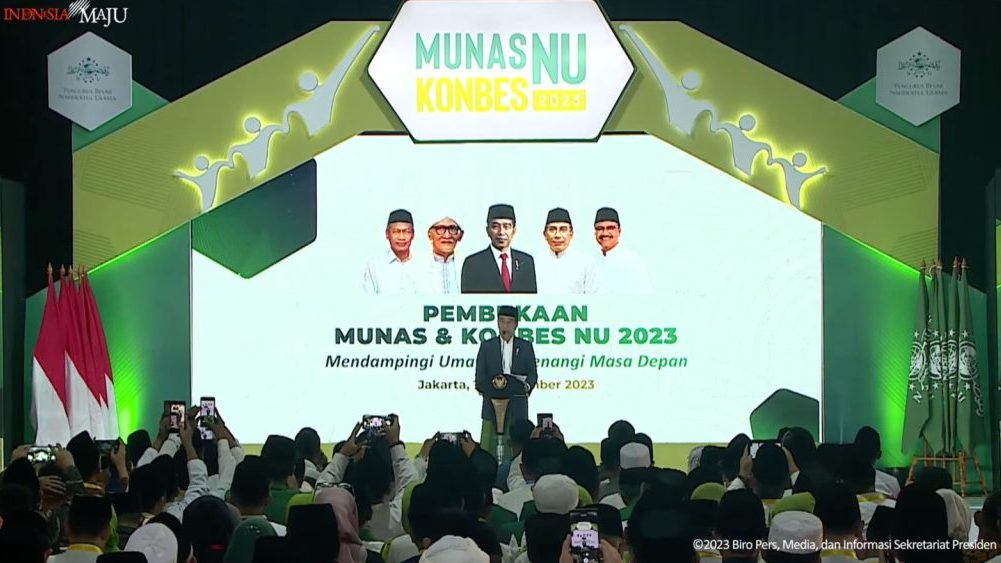 Presiden Jokowi Ajak NU Bersama Wujudkan Visi Indonesia Emas 2045