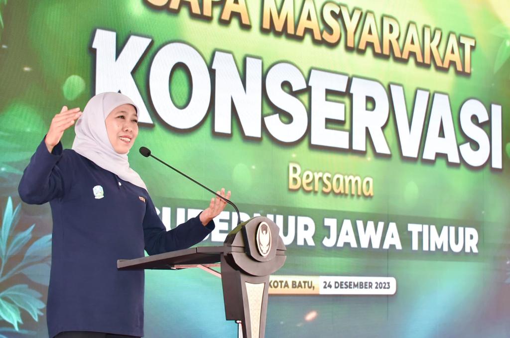 Gubernur Khofifah Sapa Masyarakat Konservasi Untuk Pemulihan Ekosistem Hutan Tahura Raden Soerjo