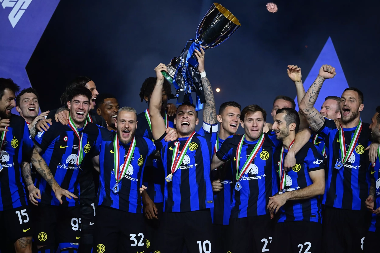 Gol Tunggal Lautaro di Penghujung Laga, Berikan Inter Piala Super ke Delapan