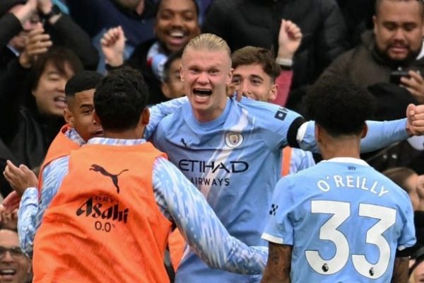 Haaland Borong Dua Gol, Manchester City Libas MU 3-0 di Etihad