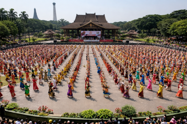 Seribu Penari, Satu Nusantara: TMII Satukan 34 Provinsi dalam Rekor Bersejarah